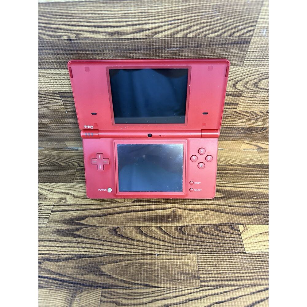 Nintendo DSi Red Handheld System Working No Stylus No Charger READ Description